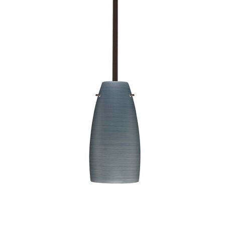 Besa Lighting Tao 10 Stem Pendant, Titan, Bronze Finish, 1x100W Incandescent 1TT-1512TN-BR